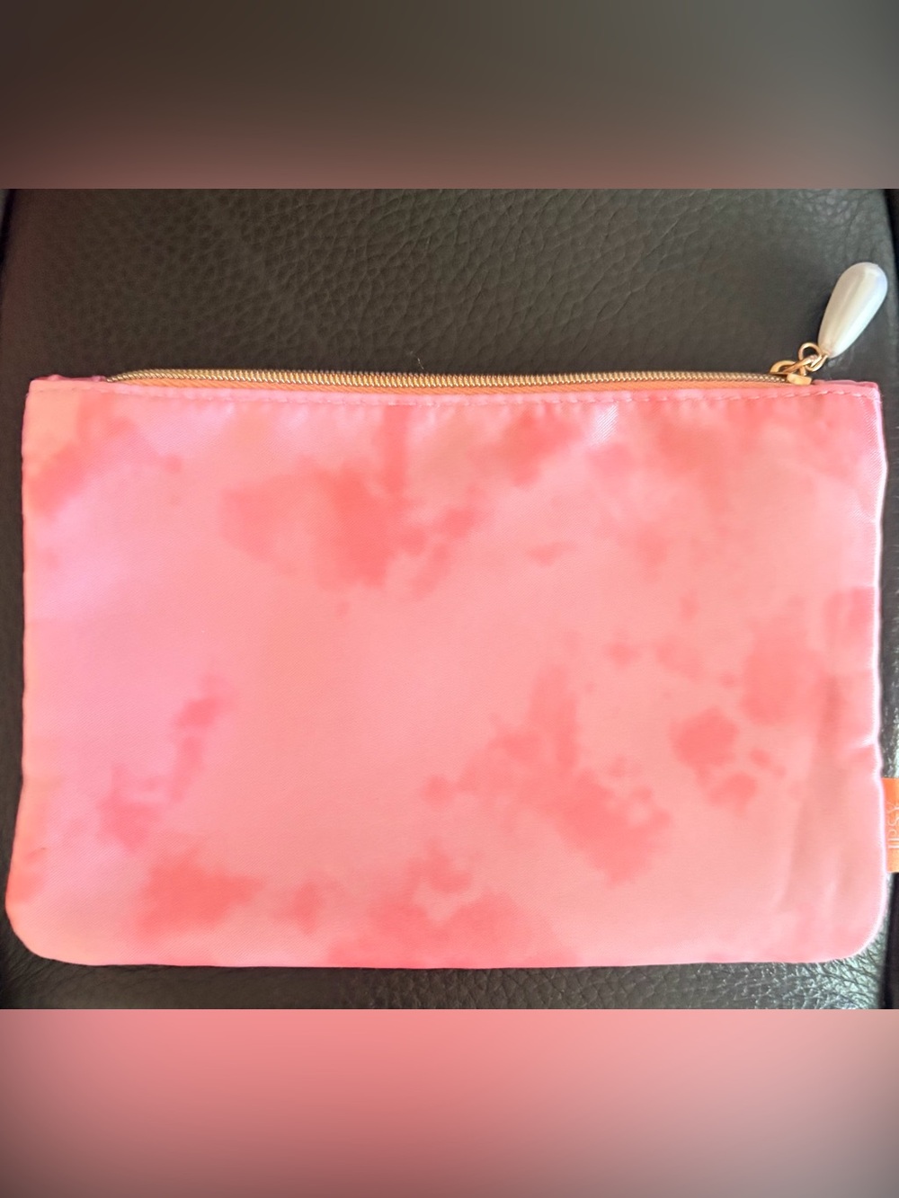 Pink Tie-Dye Zip Pouch